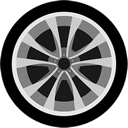 moving car wheel